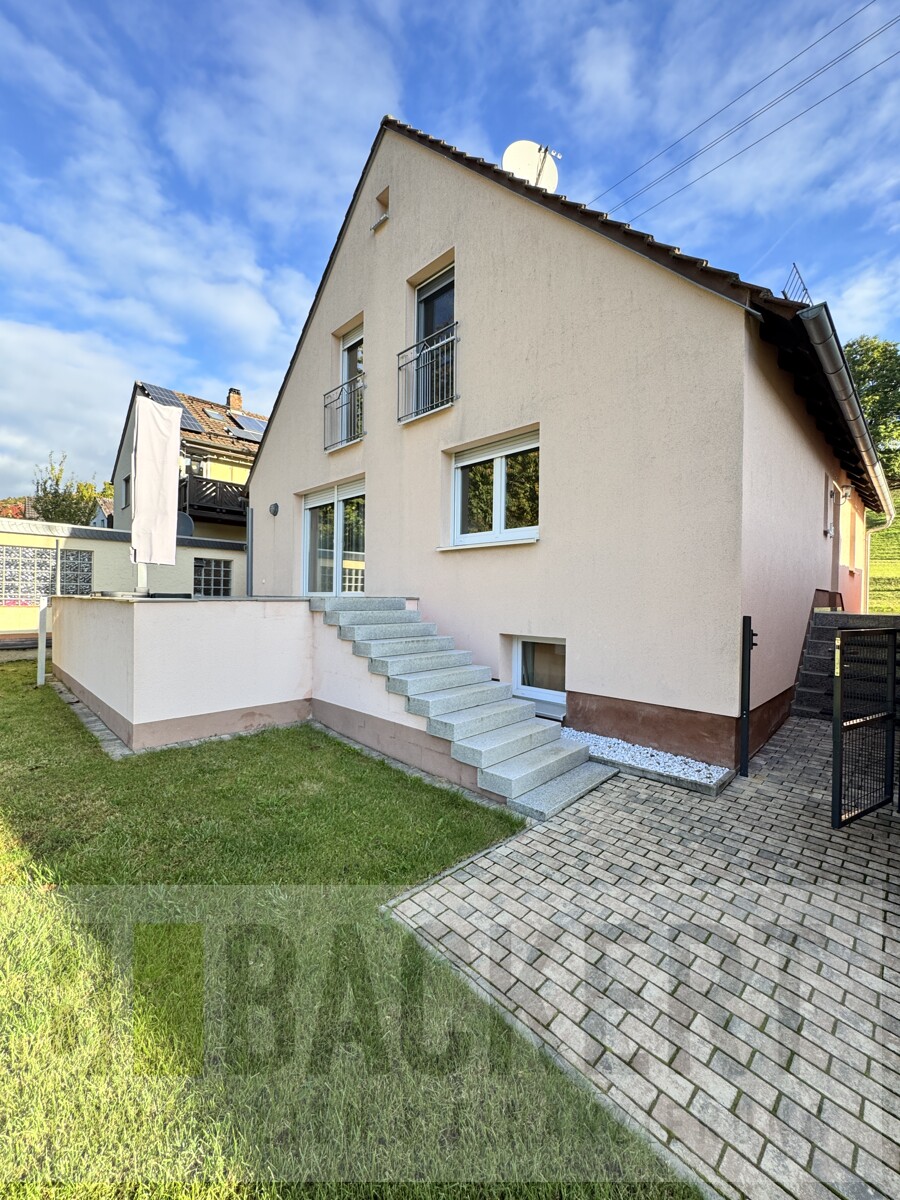 Ansicht Gartenseite Zweifamilienhaus Weismain