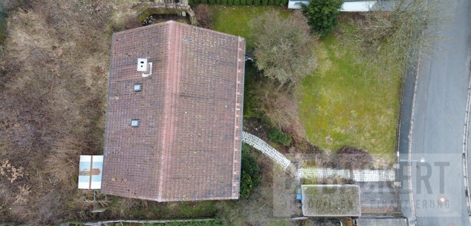 Luftaufnahme Einfamilienhaus Kulmbach / Mangersreuth