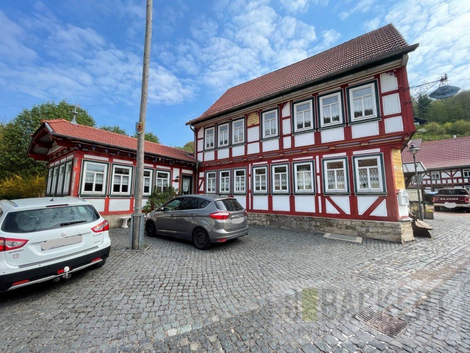 Ansicht Stra�enseite Gastronomie Ruhla