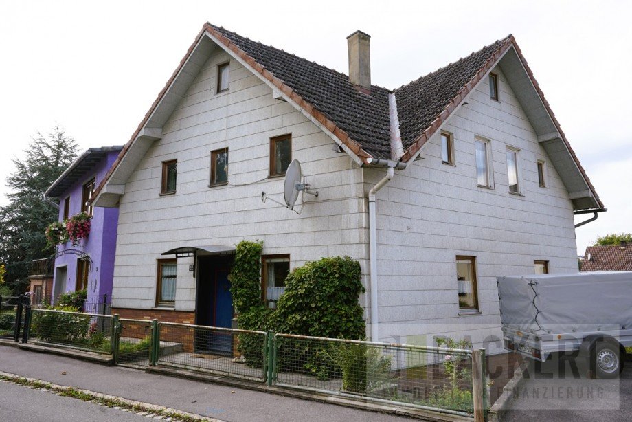 Ansicht Stra�enseite Doppelhaush�lfte R�dental