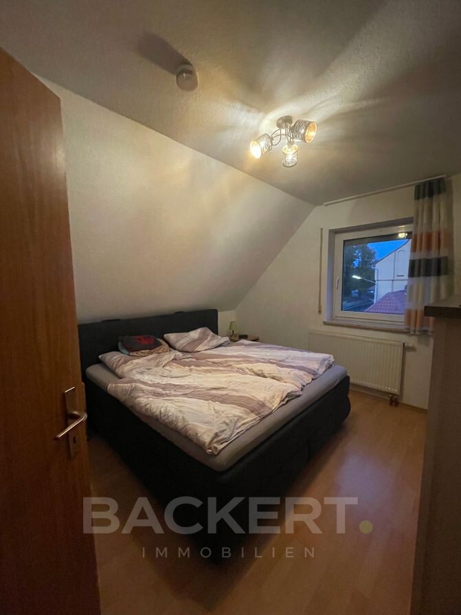 Schlafzimmer Dachgeschosswohnung Mainleus / Hornschuchshausen