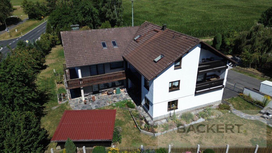 Luftaufnahme Zweifamilienhaus Wiesau / Sch�nhaid