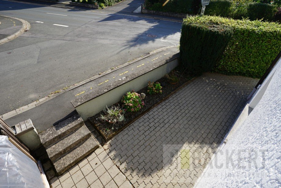 Terrasse Doppelhaush�lfte Michelau in Oberfranken / Neuensee