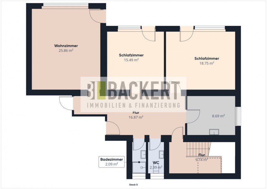 Grundriss Kellergeschoss (ohne Nutzr�ume)) Einfamilienhaus Mainleus