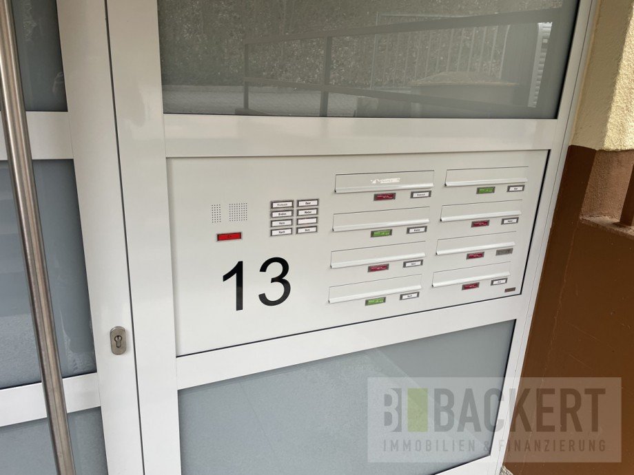 Klingelanlage Hauseingang Erdgeschosswohnung Bayreuth