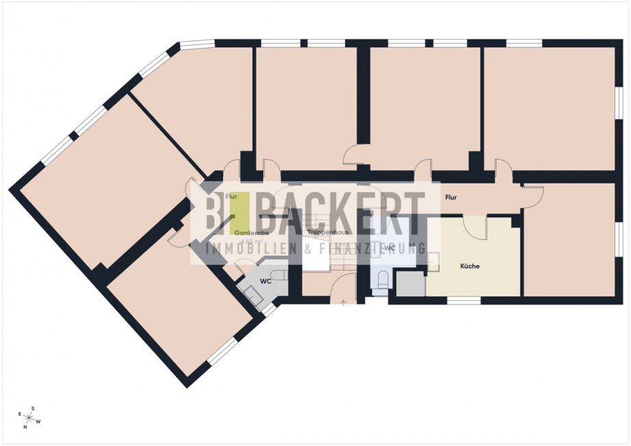 Grundriss B�rofl�che Bayreuth