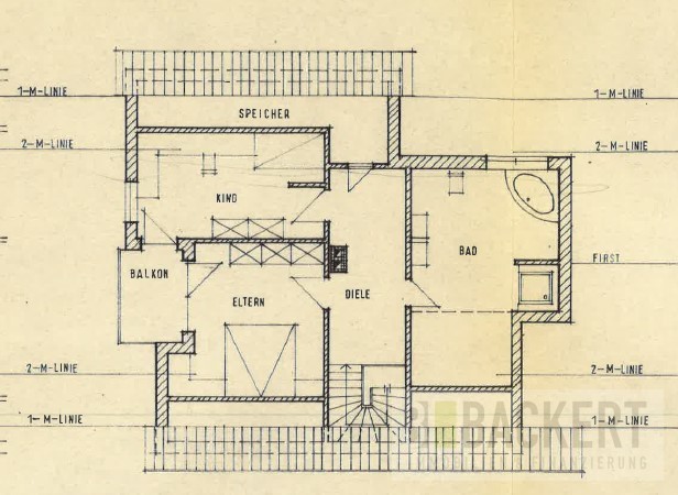 Grundriss DG Einfamilienhaus Bayreuth