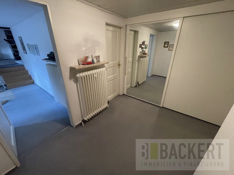 Flurbereich Dachgeschoss mit Einbauschrank Landhaus Trebgast