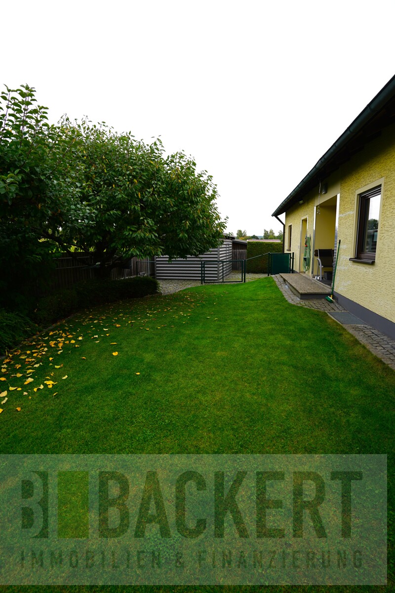 hinterer Gartenbereich Einfamilienhaus Waldsassen