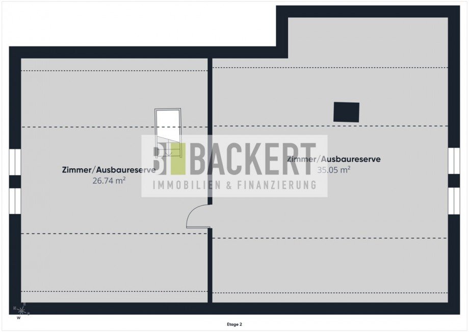 Grundriss Dachgeschoss Einfamilienhaus Kulmbach / Mangersreuth