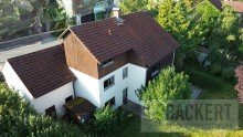 Luftaufnahme Gartenseite Gro�es Wohnhaus mit Einliegerwohnung und tollem Garten in BT-Oberpreuschwitz!