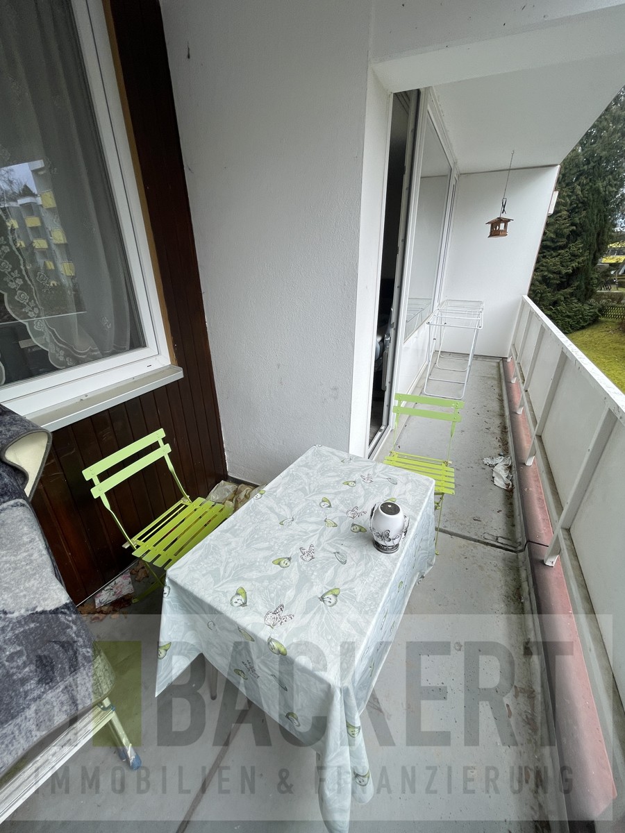 Balkon Erdgeschosswohnung Bayreuth